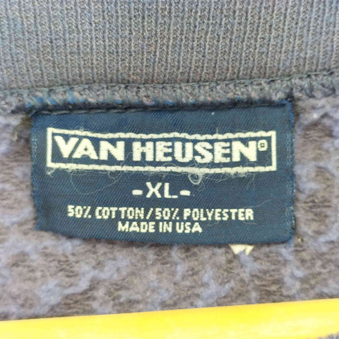 ヴァンヒューゼン VAN HEUSEN 90S USA製 プリントスウェット メンズ import:XL